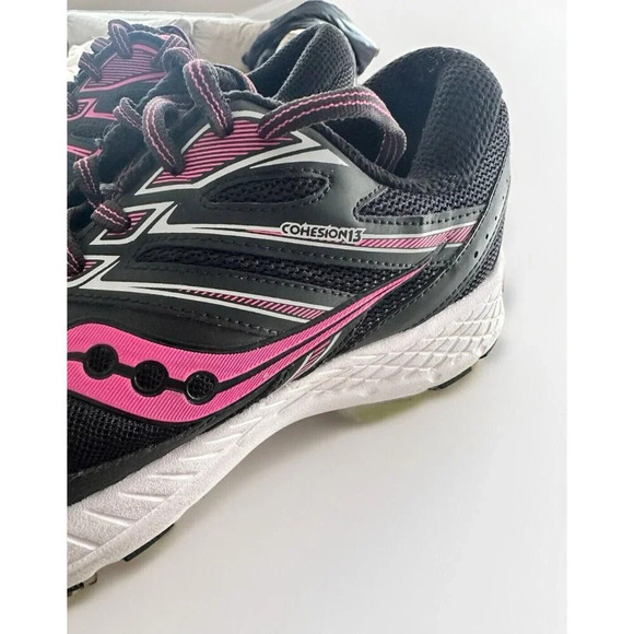 Saucony Women's Cohesion 13 Running Shoe Size 9 W Black - Picture 3 of 9